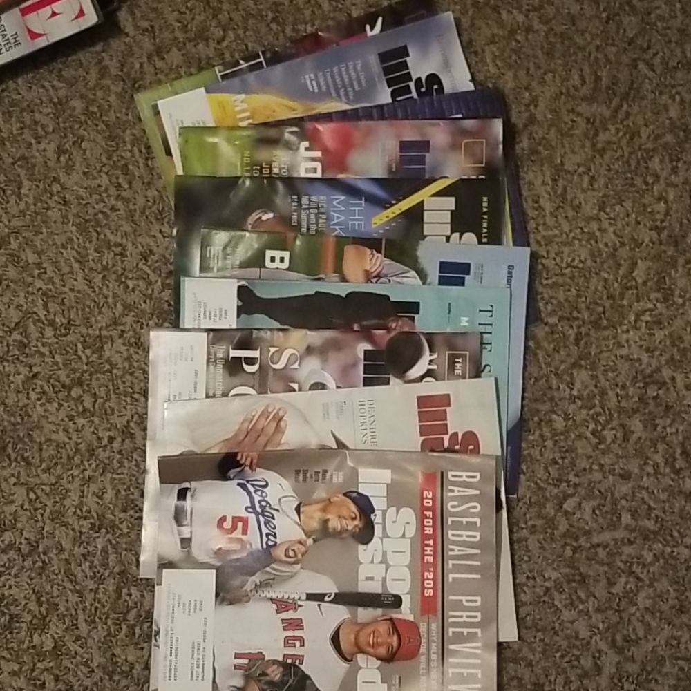 Sports illustrated magazines